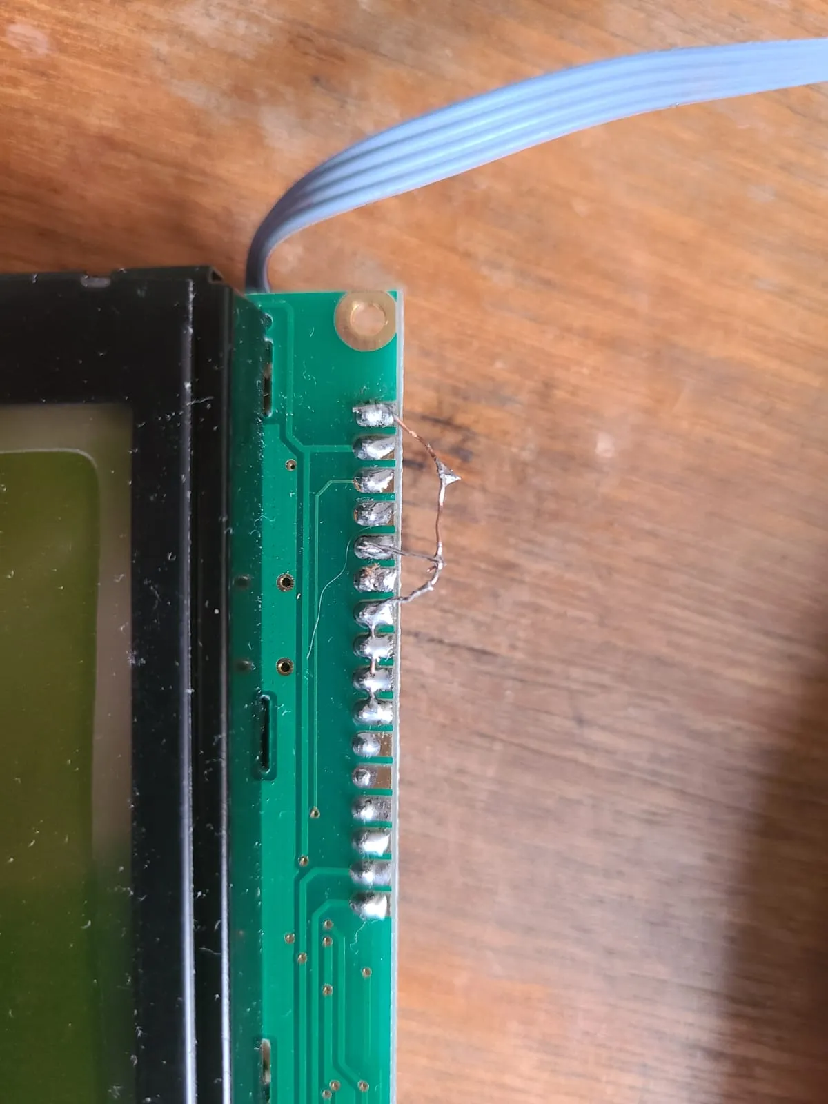 PCF8574 module connected to LCD Module front